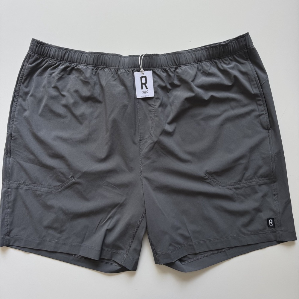 RHONE Essentials 7"‎ Unlined Training Short Mens 2XL Gray Athletic Workout NWT